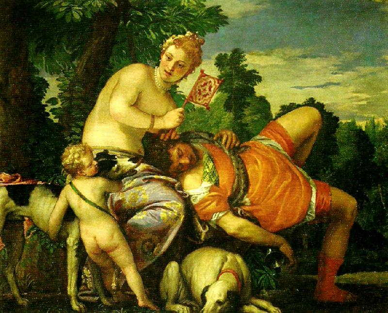 Paolo  Veronese venus and adonis France oil painting art